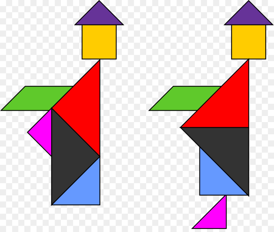 Tangram，Rompecabezas PNG