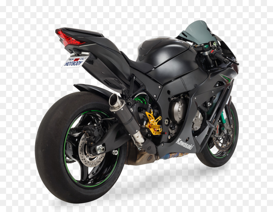 Kawasaki Zx10 Tomcat，El Sistema De Escape PNG