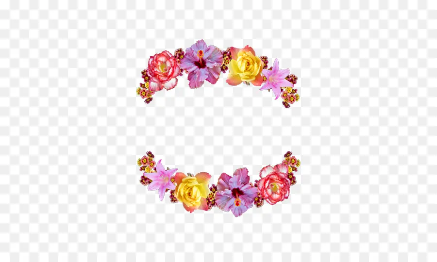 Corona De Flores，Floral PNG