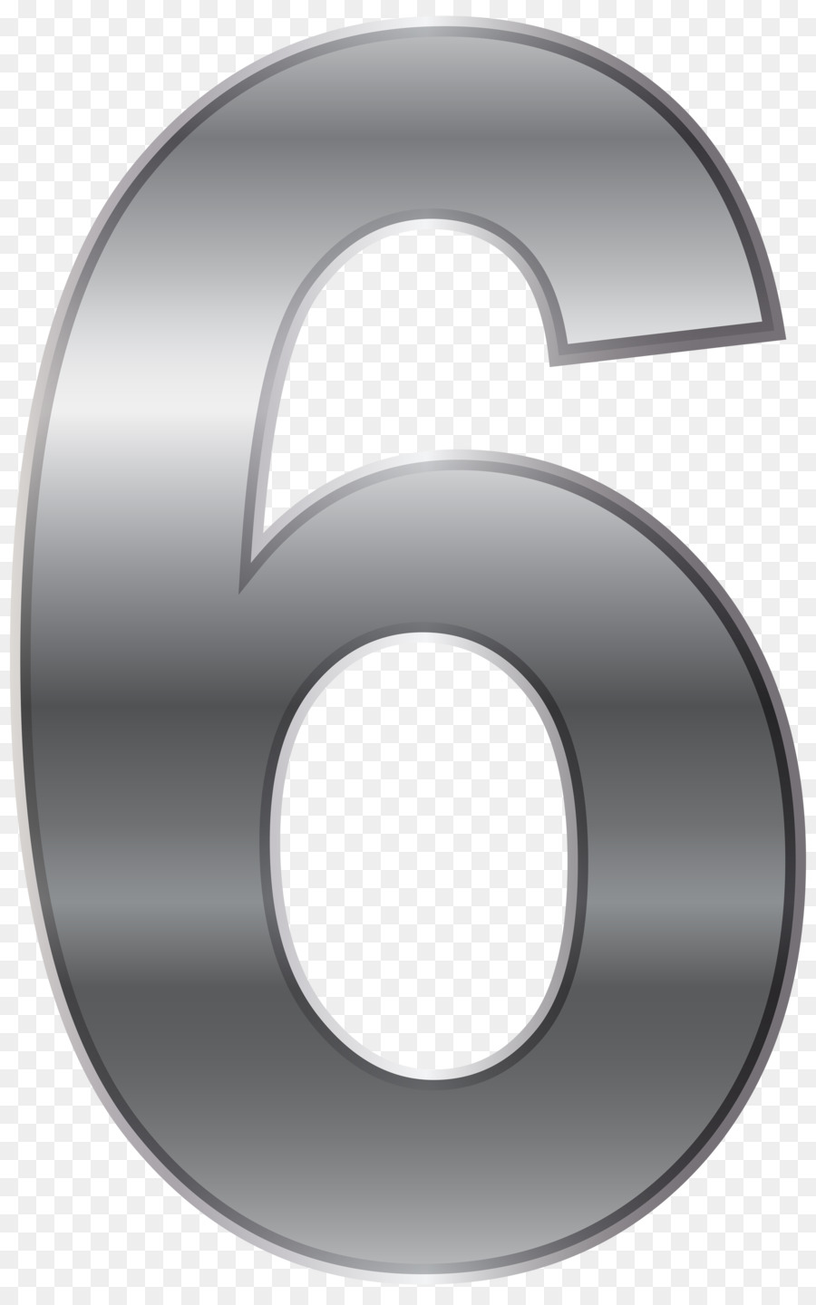 Numero 6，Dígito PNG