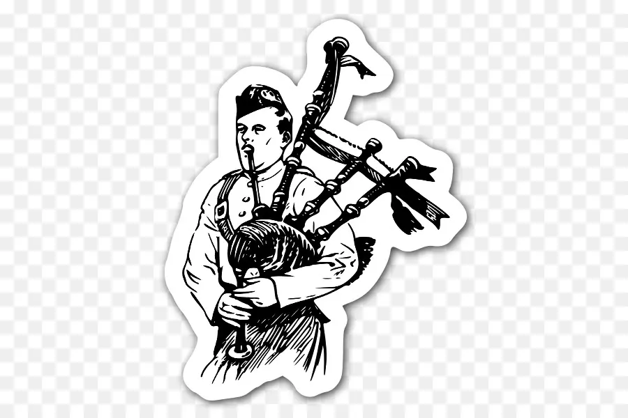 Gaitas，Gran Highland Bagpipe PNG