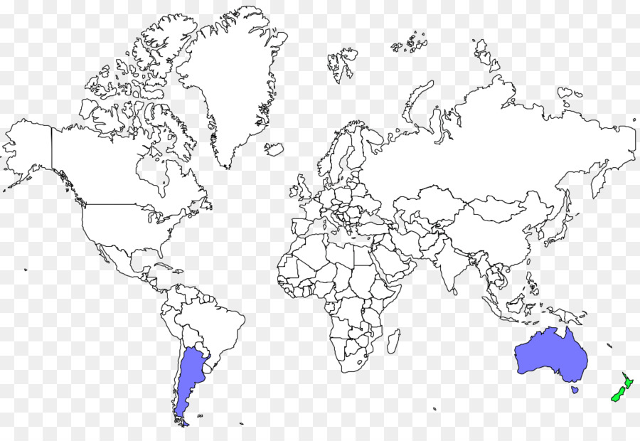 Mapa Mundial，Países PNG