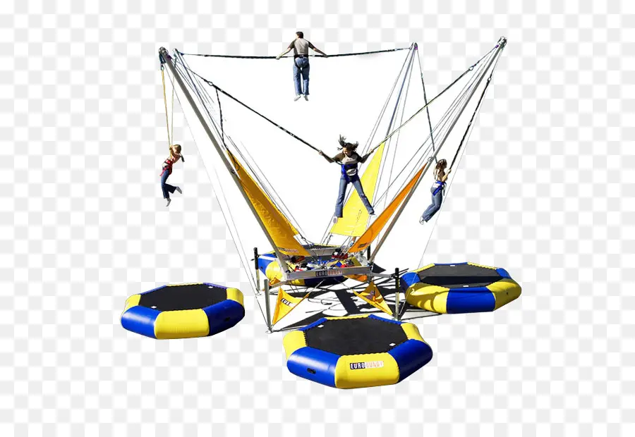 Bungee Trampolín，Cuerdas Elásticas PNG