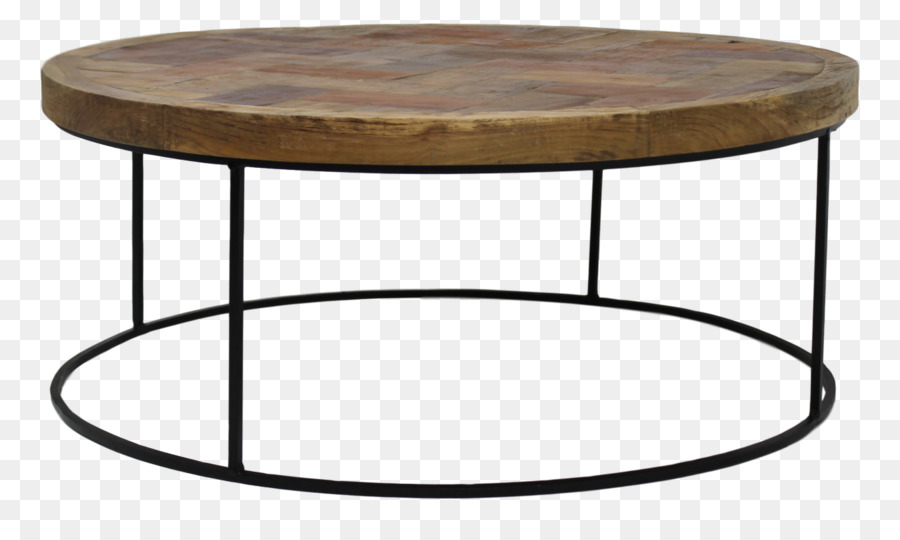 Mesa Redonda De Madera，Patas Metálicas PNG