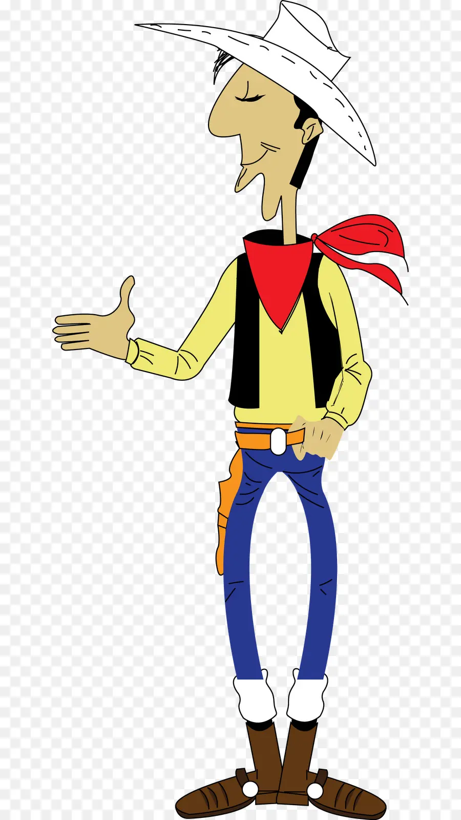 Lucky Luke，Frontera Americana PNG