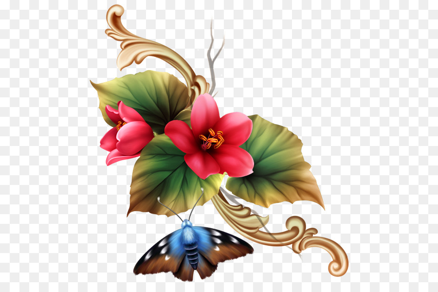 Diseño Floral，Flor PNG