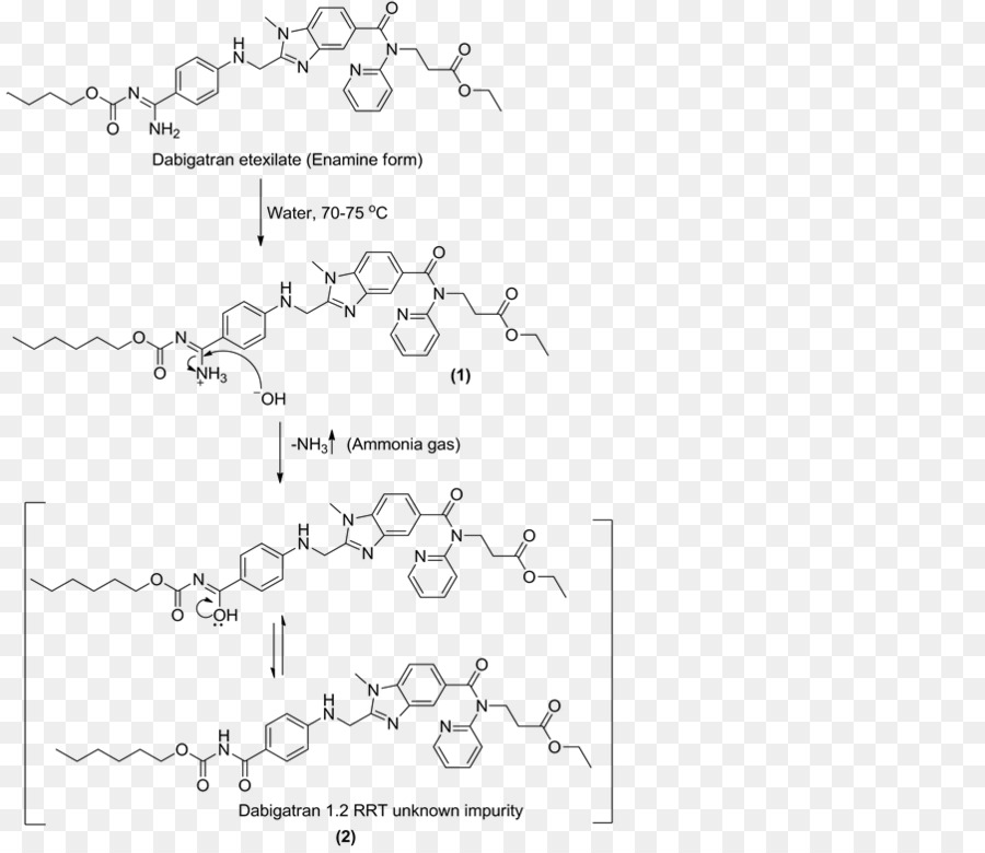 Dabigatran，Dabigatrán Etexilato Mesilato PNG