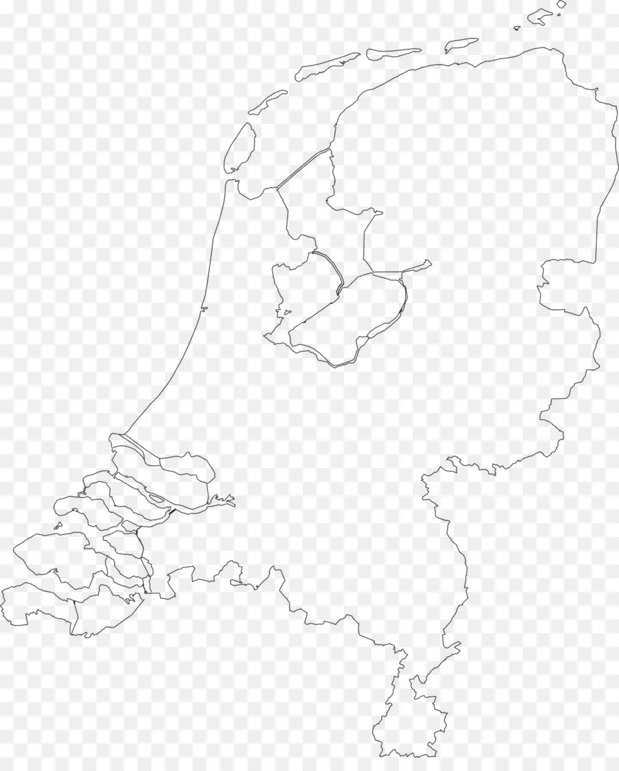 Países Bajos，Mapa PNG