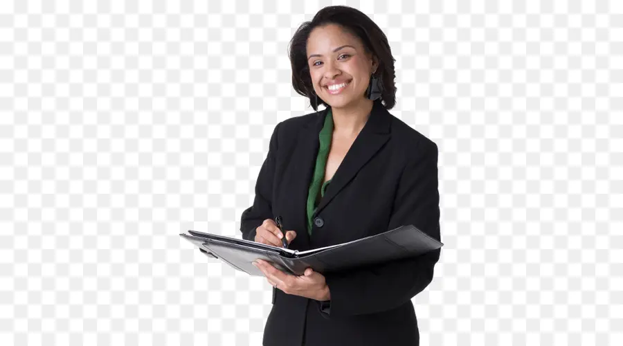 Mujer Sonriente En Traje，Negocio PNG