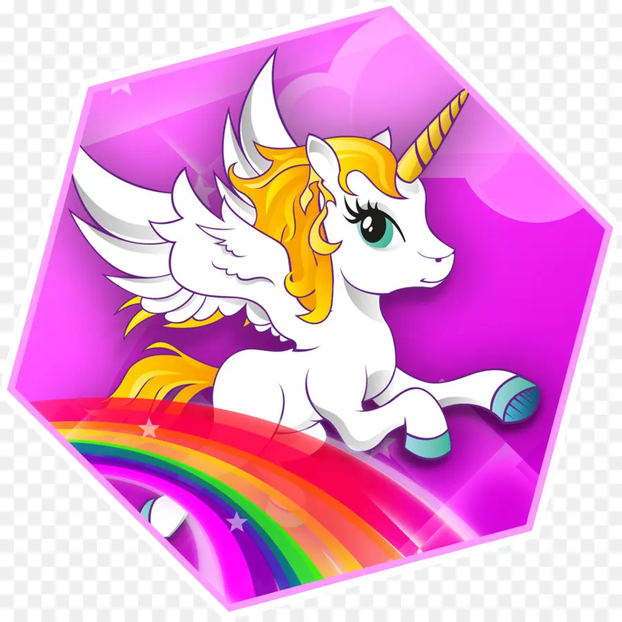 Unicornio，Arcoíris PNG