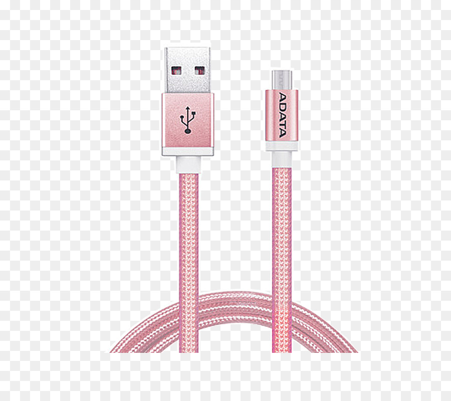 Cable Usb，Cable Rosa PNG