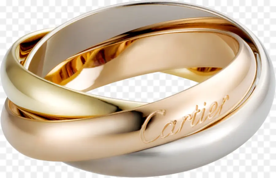 Anillo Cartier，Oro PNG