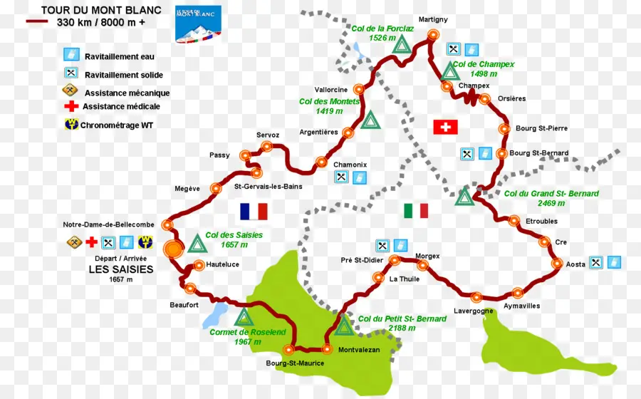 Tour Du Mont Blanc，Mont Blanc PNG