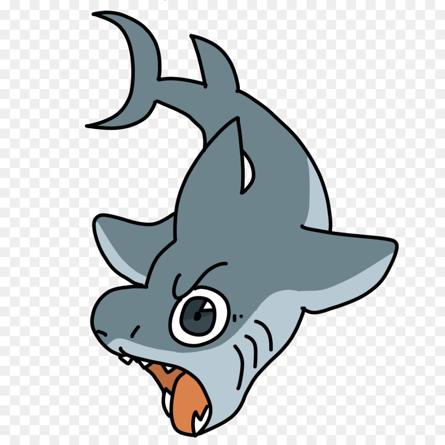 Tiburón，Dibujos Animados PNG