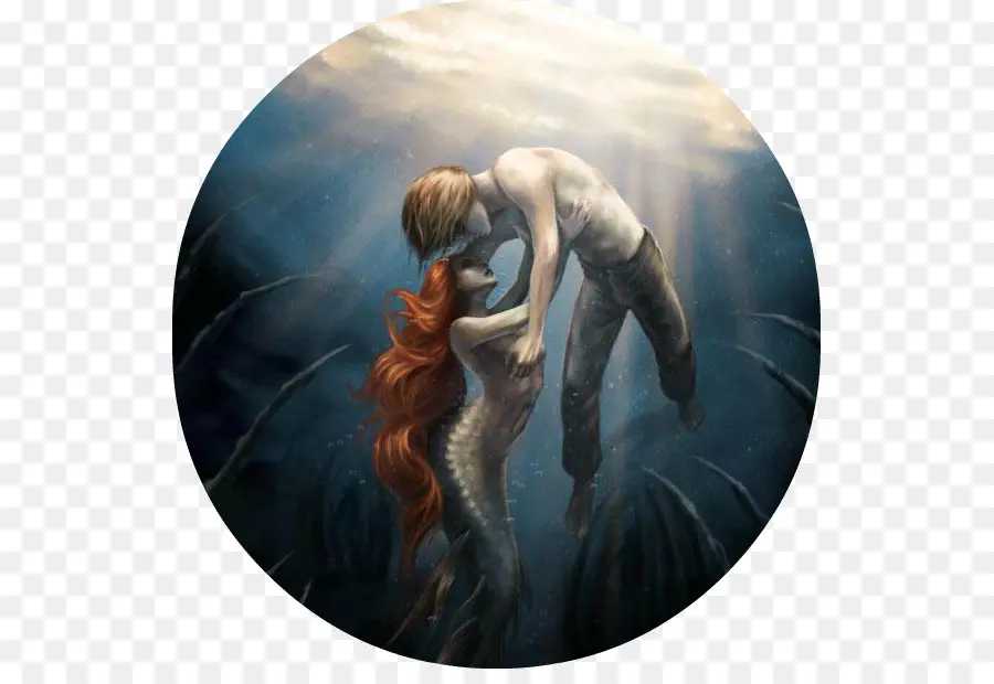 Sirena Y Hombre，Fantasía PNG