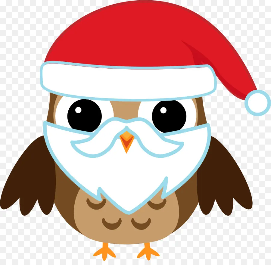 Búho，Navidad PNG