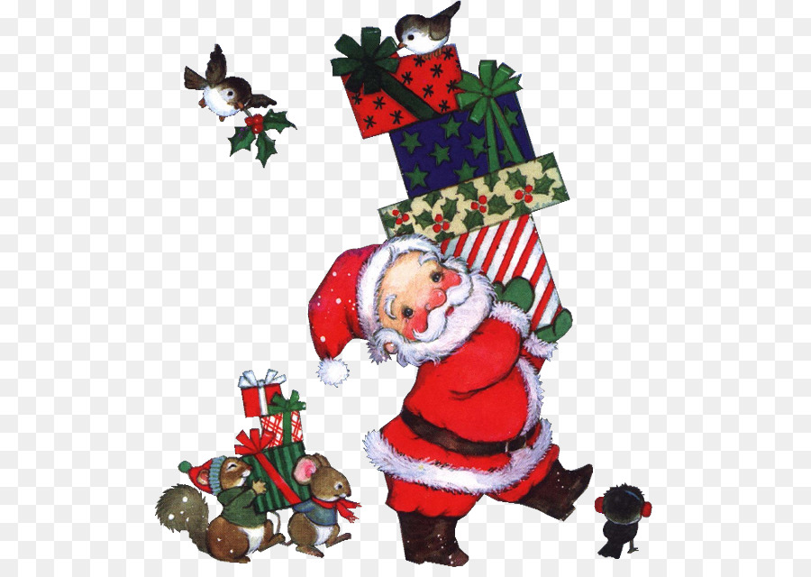 Santa Claus，árbol De Navidad PNG