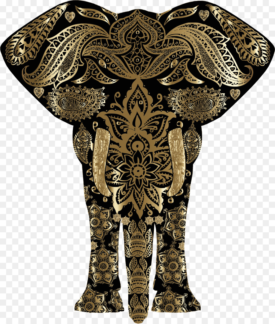 Elefante Decorativo，Patrón PNG