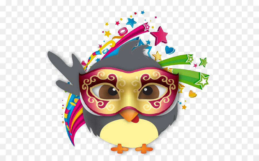 Pájaro Enmascarado，Mascarilla PNG