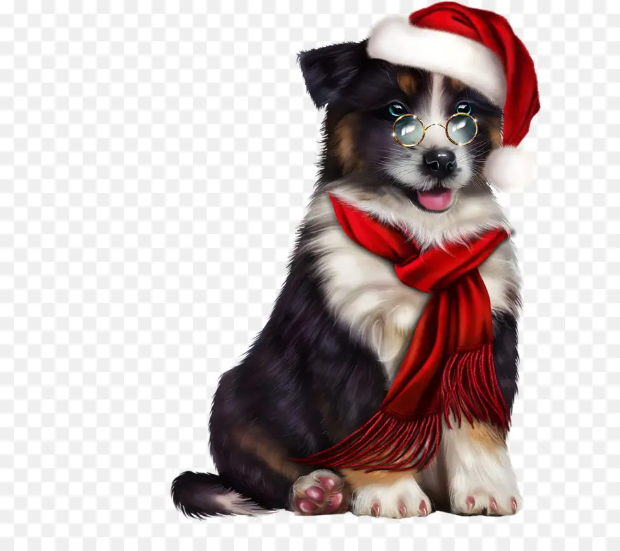 Cachorro De Navidad，Perro PNG