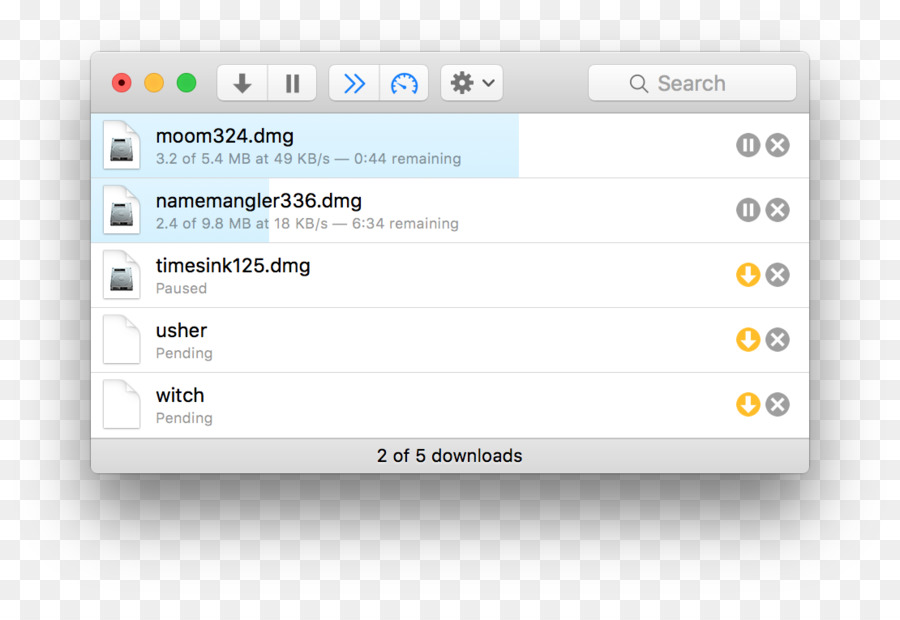 Macos，Gestor De Descargas PNG