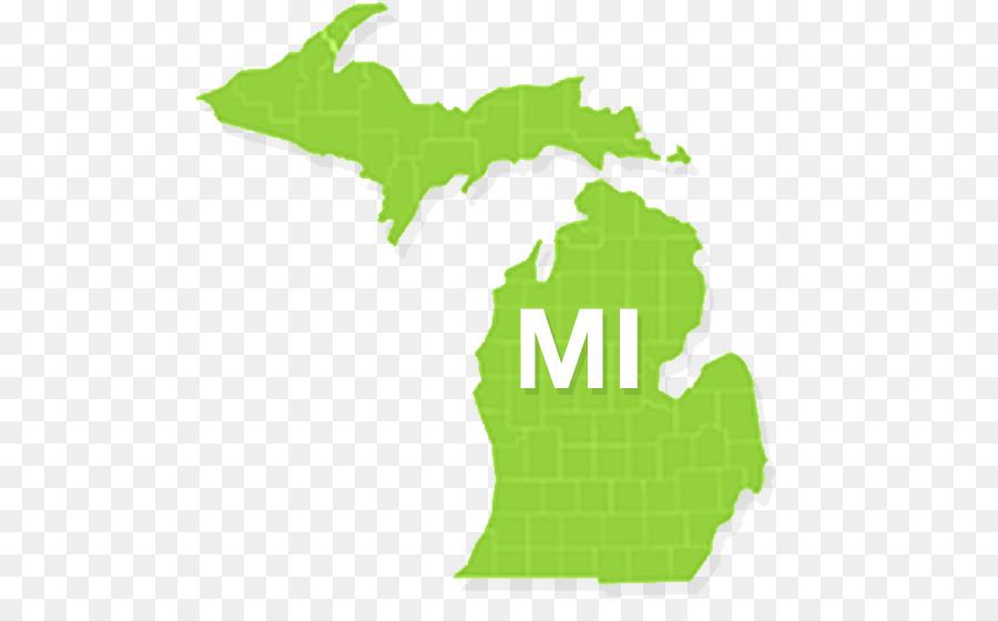 Michigan，Mapa PNG