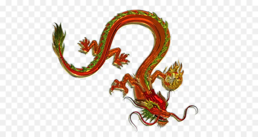 China，Dragón Chino PNG