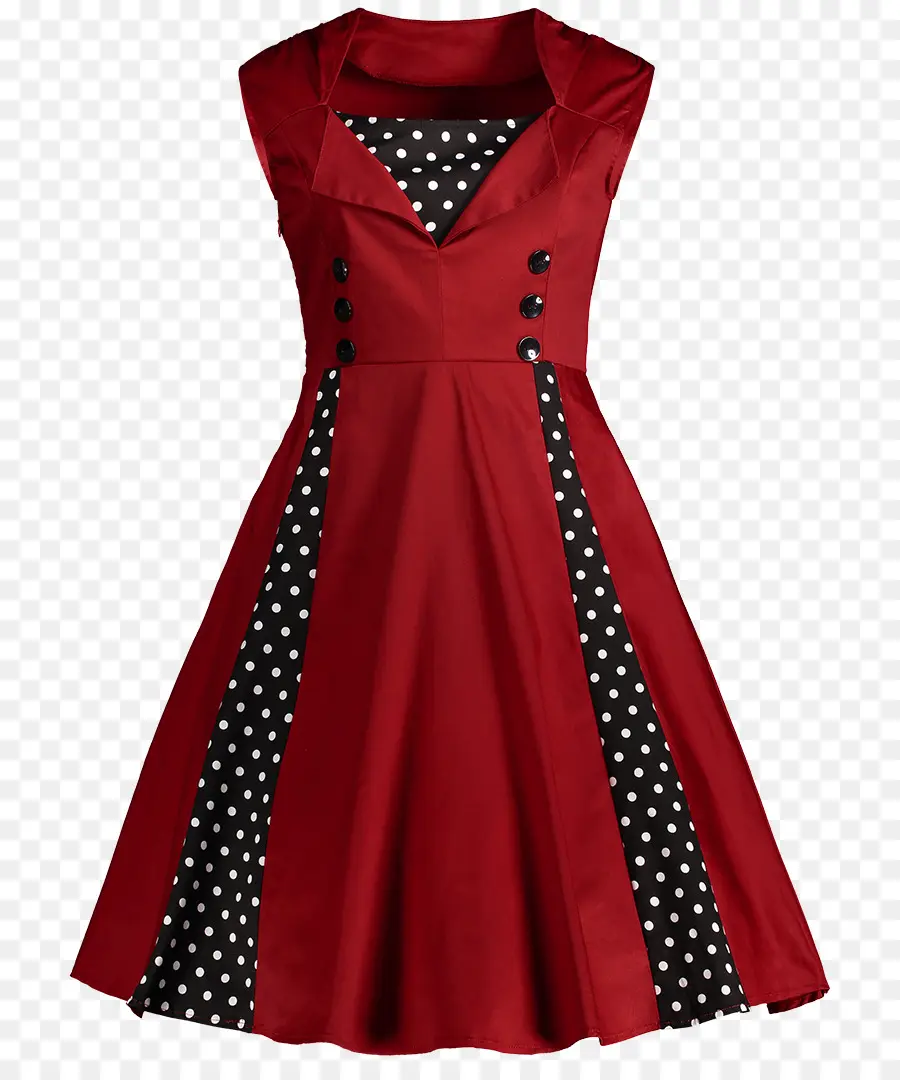 Vestido Rojo，Moda PNG