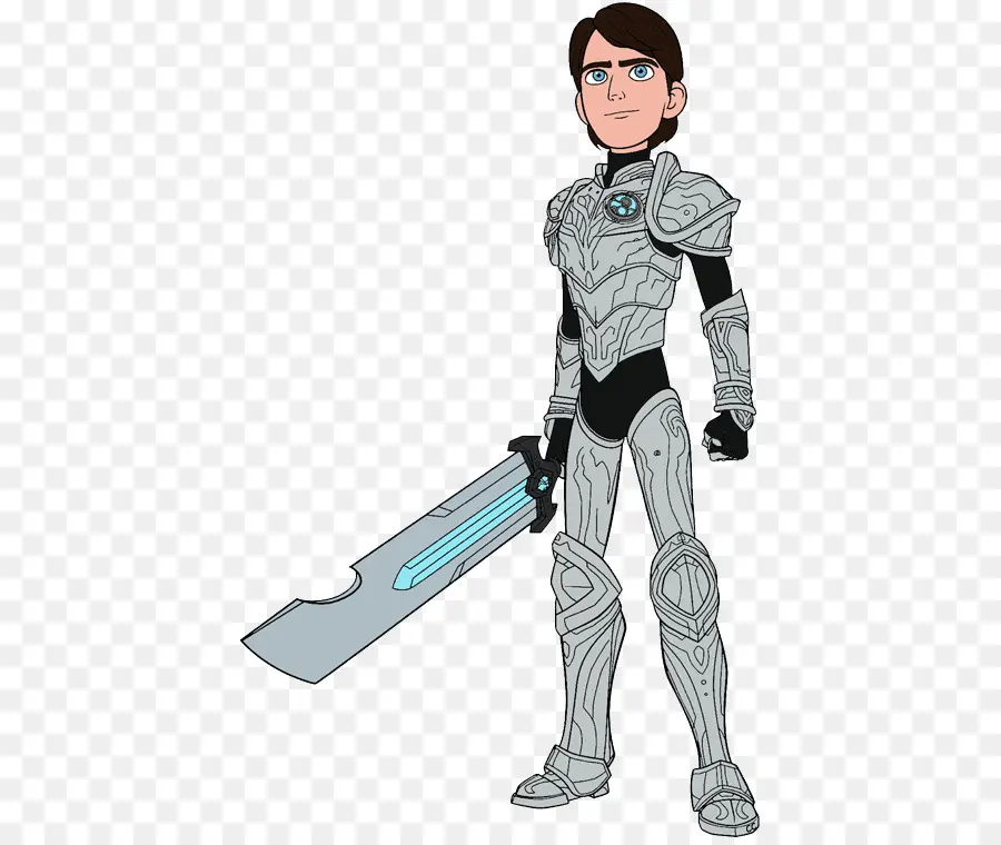 Personaje Blindado，Espada PNG