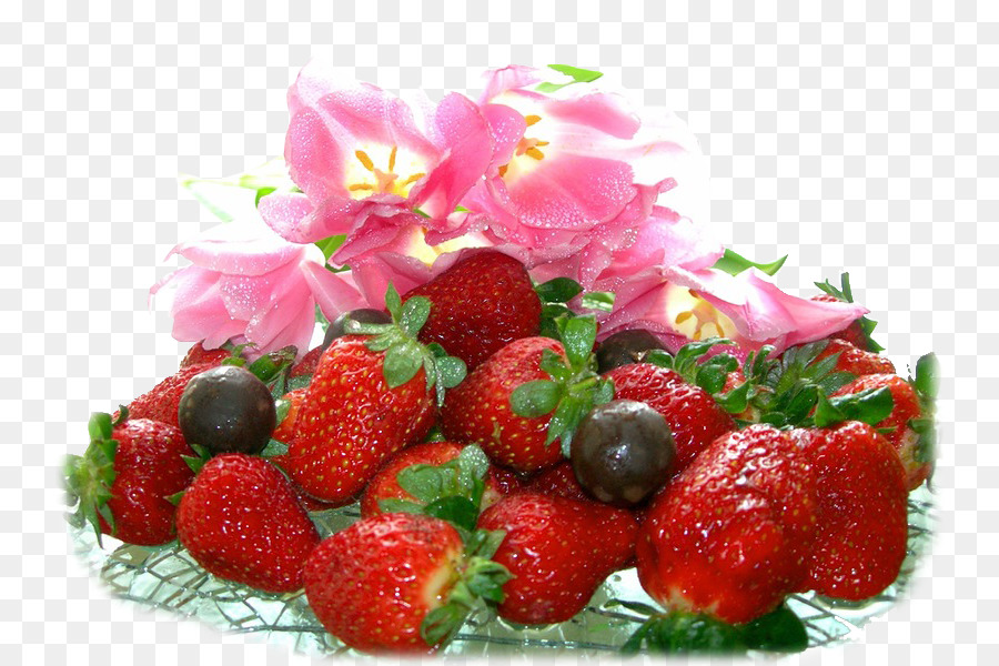 Fresas，Flores PNG