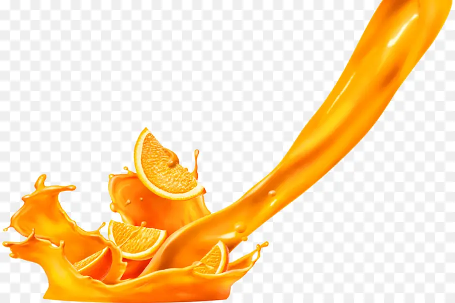 Salpicaduras De Jugo De Naranja，Fruta PNG