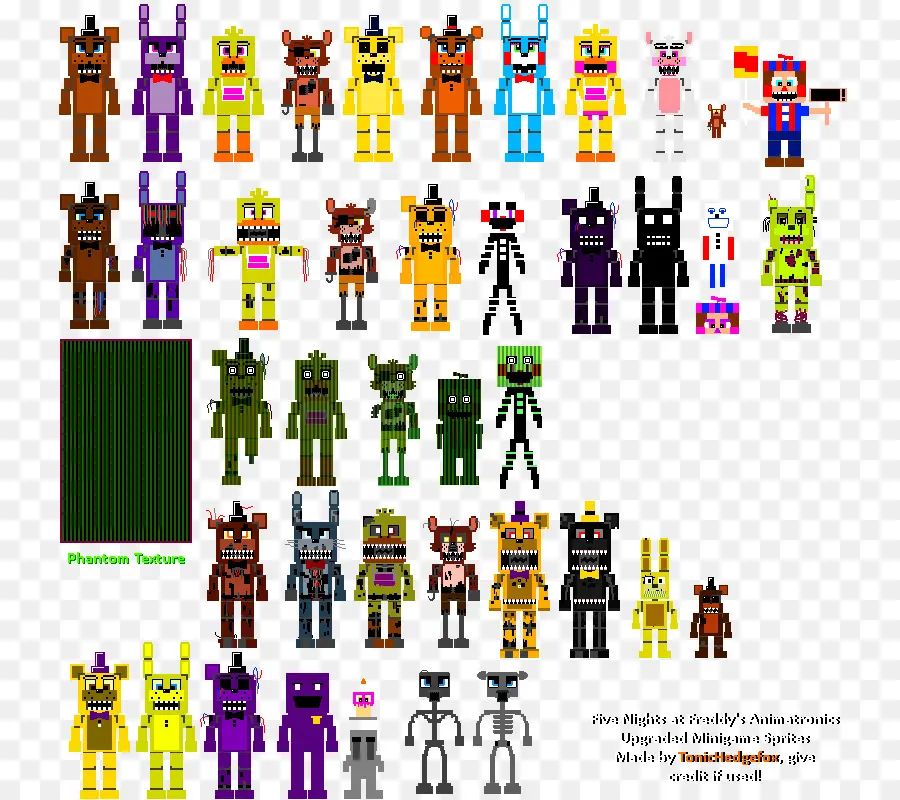 Personajes Pixelados，Juego PNG