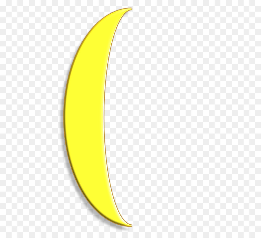 Luna Creciente Amarilla，Creciente PNG