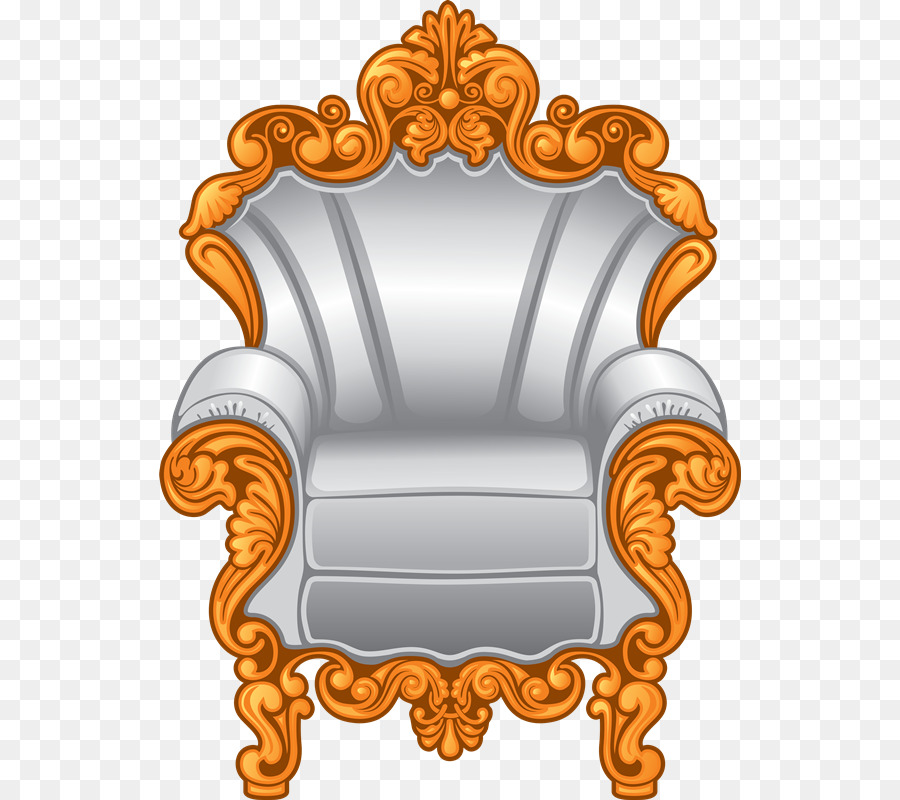 Sillón Plateado，Lujo PNG