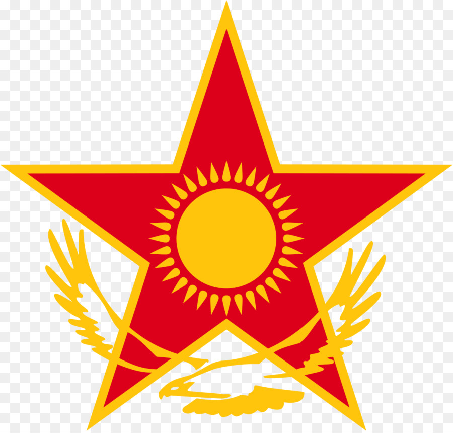 Emblema De Estrella，Rojo PNG