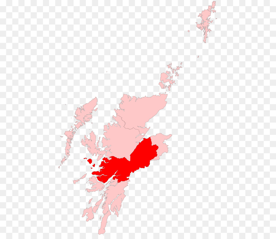 Mapa De Escocia，Regiones PNG