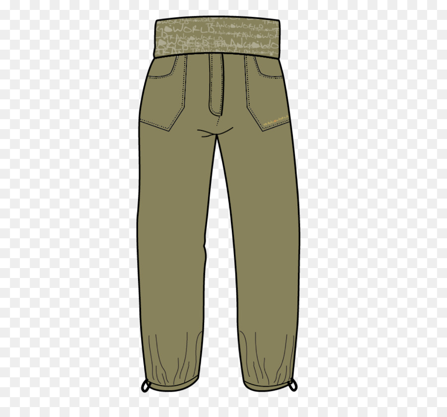 Pantalones，De Color Caqui PNG