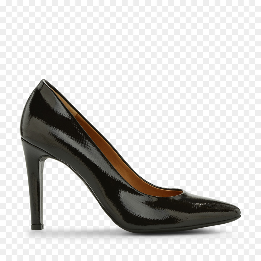 Tacón Alto Negro，Zapato PNG