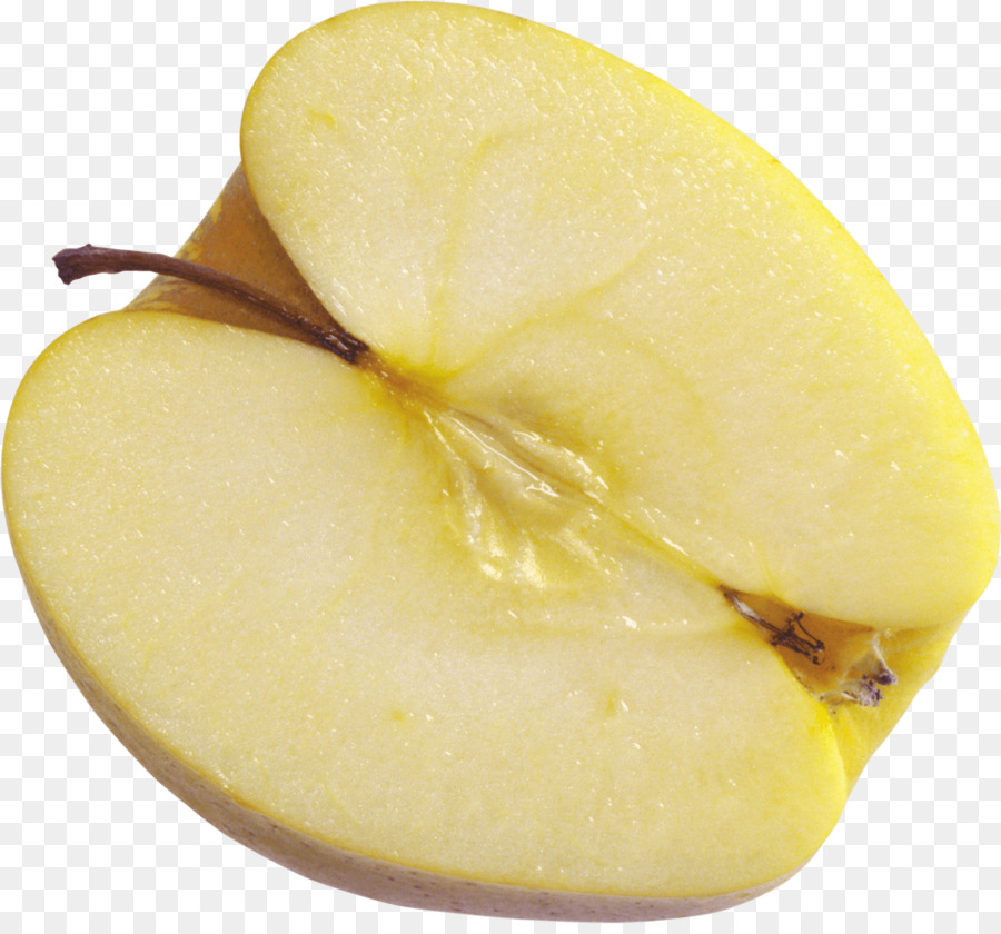 Manzana Amarilla，Rebanado PNG