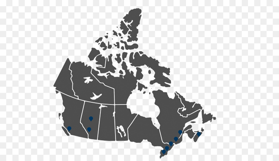 Canadá，Mapa PNG