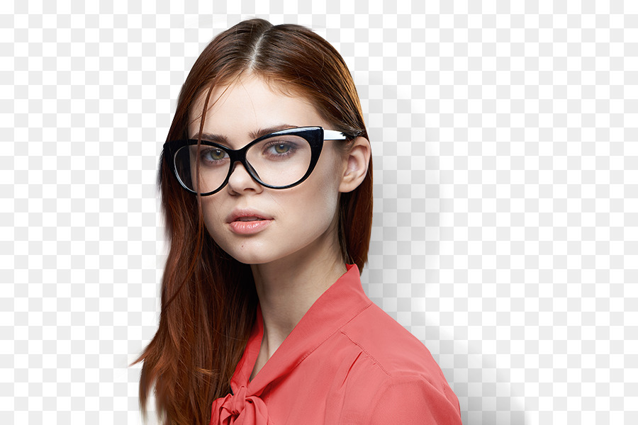 Mujer Con Gafas，Gafas PNG