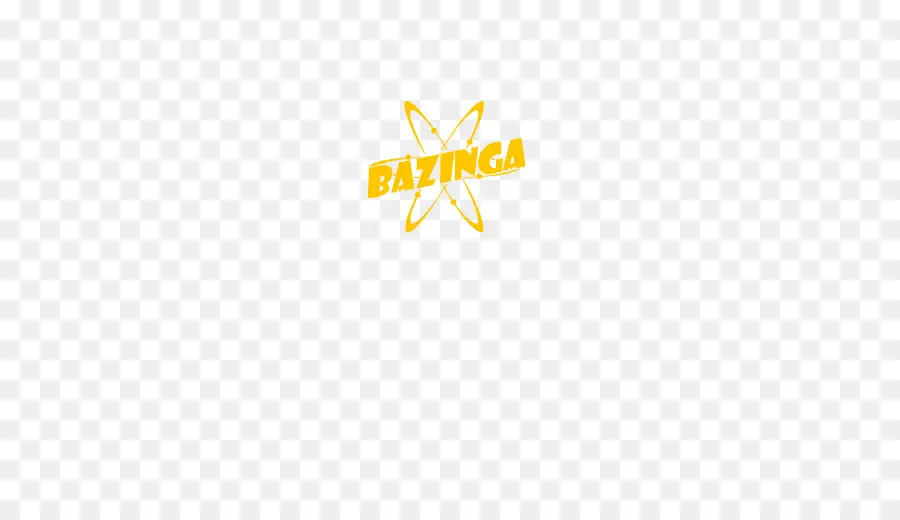 Texto Bazinga，Amarillo PNG