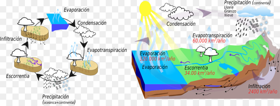 Balance De Agua，Los Recursos De Agua PNG