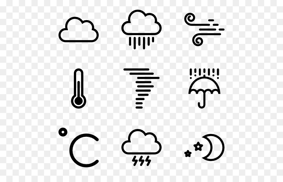 Iconos Del Tiempo，Nube PNG