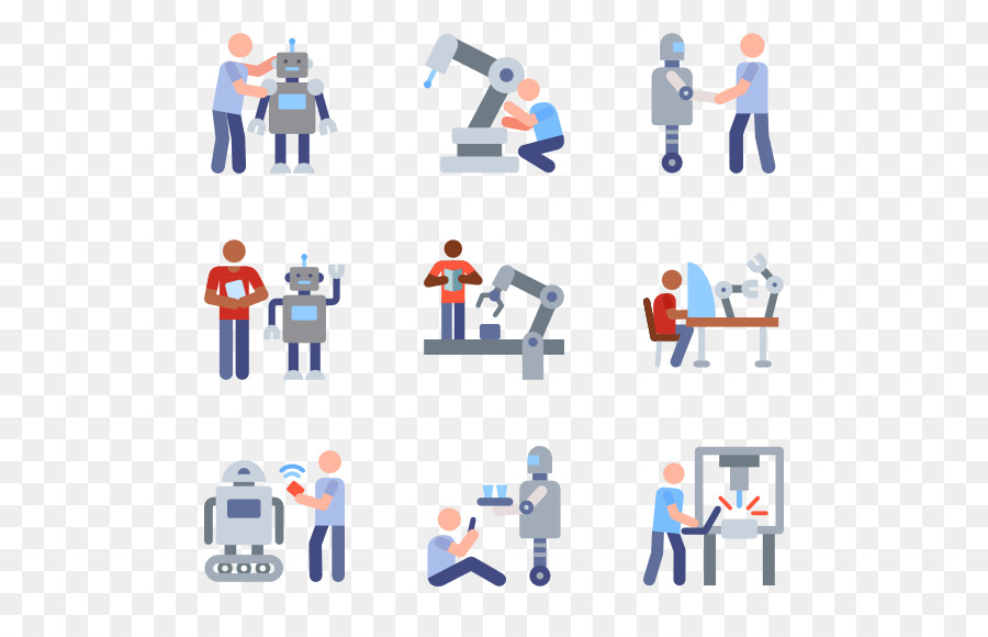 Robots Y Humanos，Robots PNG