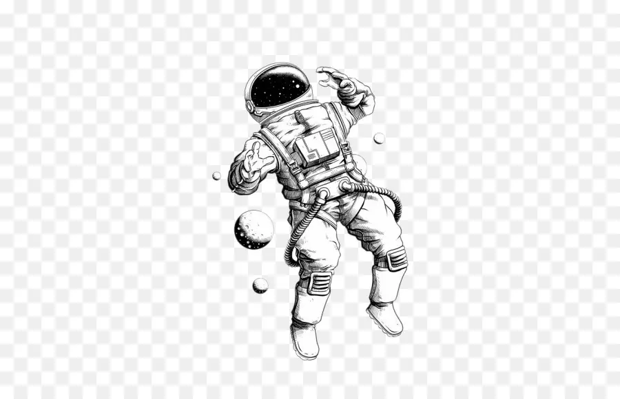 Astronauta，Dibujo PNG