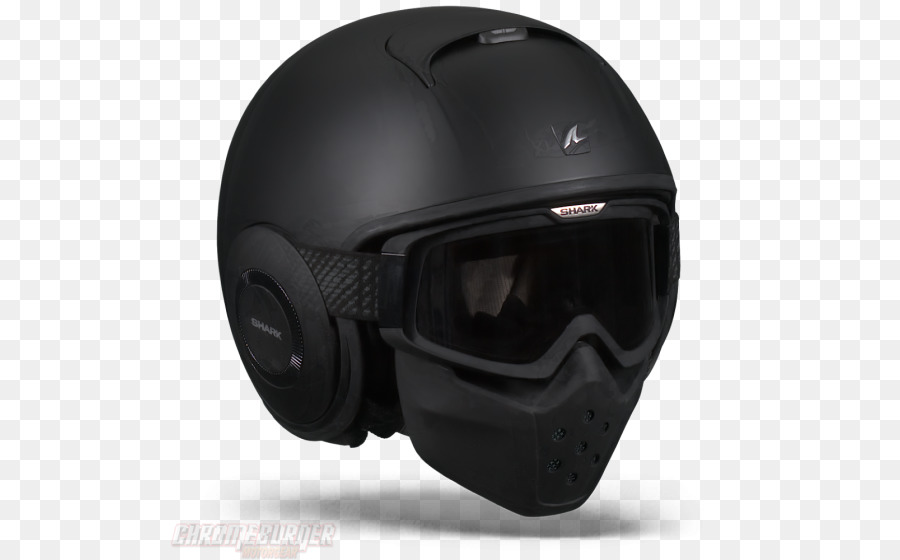 Casco Negro Con Gafas，Gafas De Protección PNG