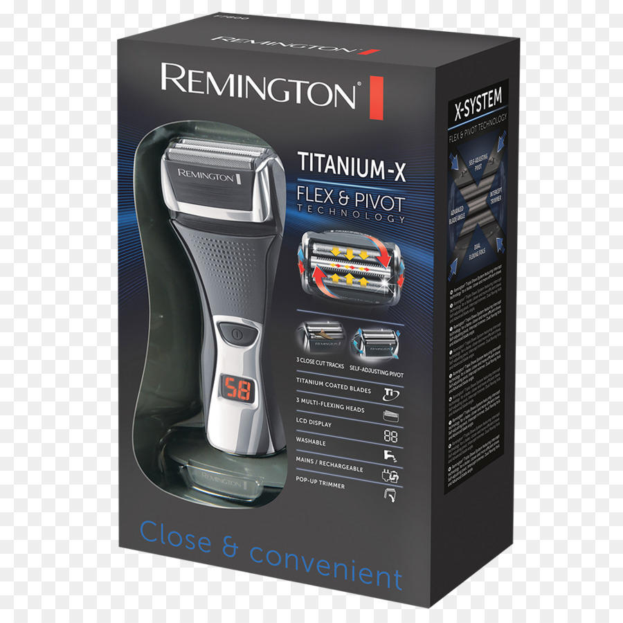 Remington F7800 De Titanio X De Doble Lámina De Afeitar Triple De La Rasurada，Máquinas De Afeitar Eléctricas Podadoras De Pelo PNG