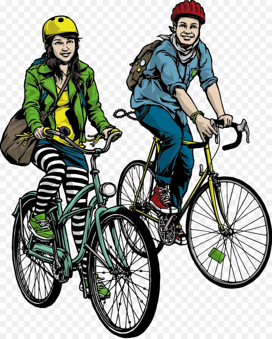 Los Cascos Para Bicicleta，Bicicleta PNG