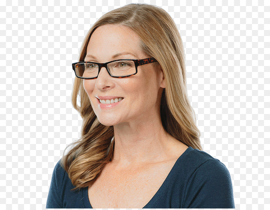 Mujer Con Gafas，Anteojos PNG